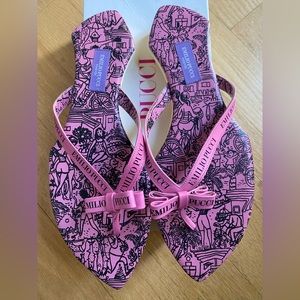 Emilio Pucci Logo Bow Sandal